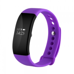 V6 Purple Silicon Deportes Wristband Deep WaterProof rápida carga inteligente pulsera