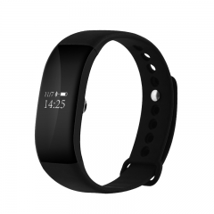 Pulsera V6Smart Negro Color Monitoreo de movimiento en tiempo real Firewall de llamada entrante