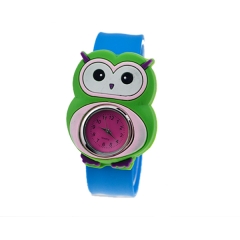 Slap colorido animales da forma a los relojes de regalo de vacaciones lindo