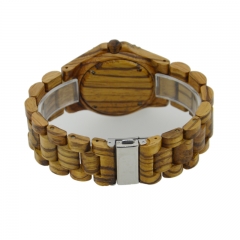 Reloj de madera del hombre de lujo original de la alta calidad del OEM