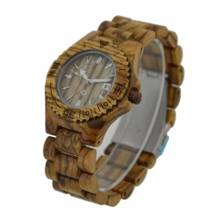 Reloj de madera del hombre de lujo original de la alta calidad del OEM