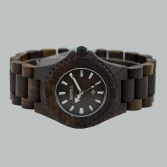 Reloj de pulsera de madera del cuarzo de la voga del nuevo estilo